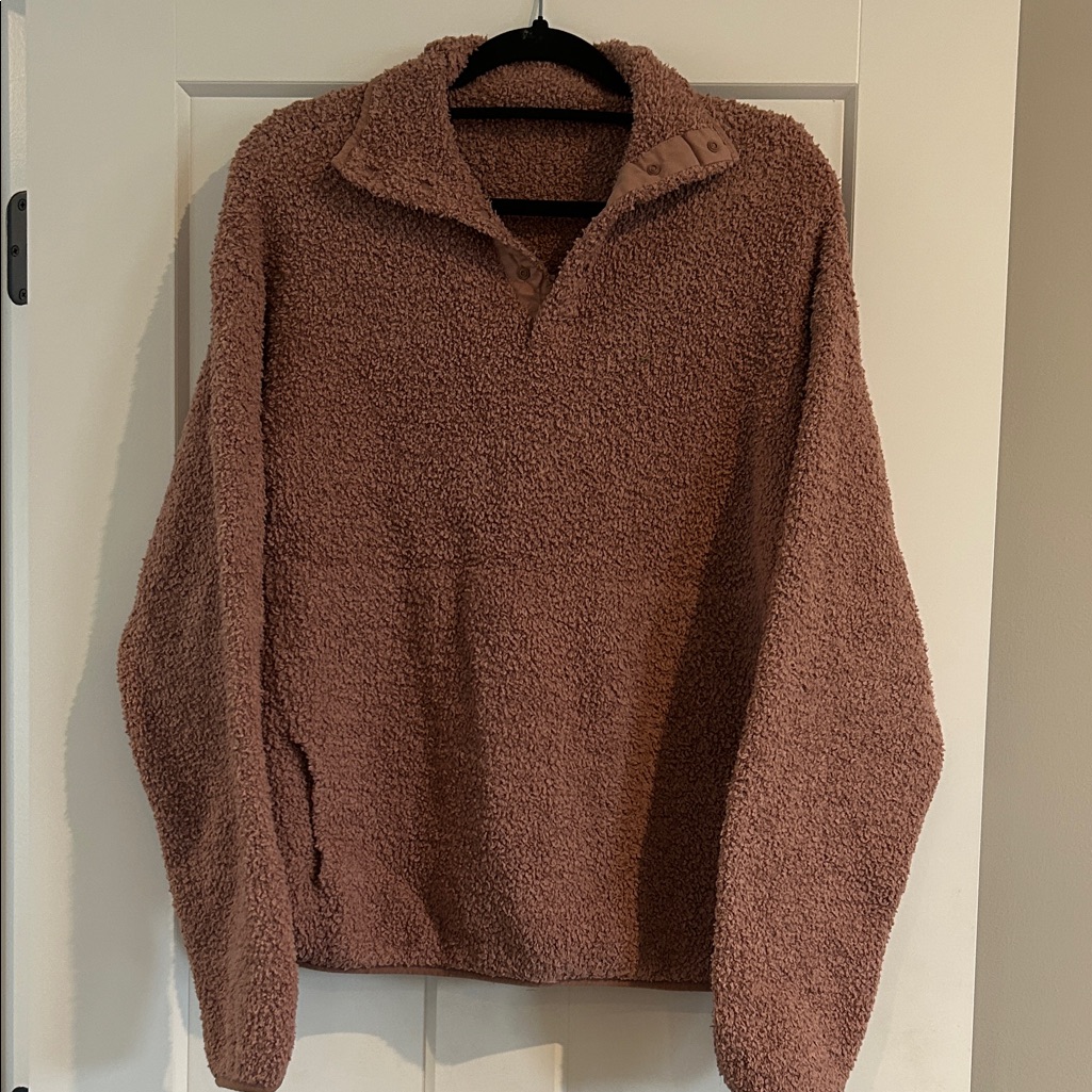 Skims Snap Up Sherpa Pullover
